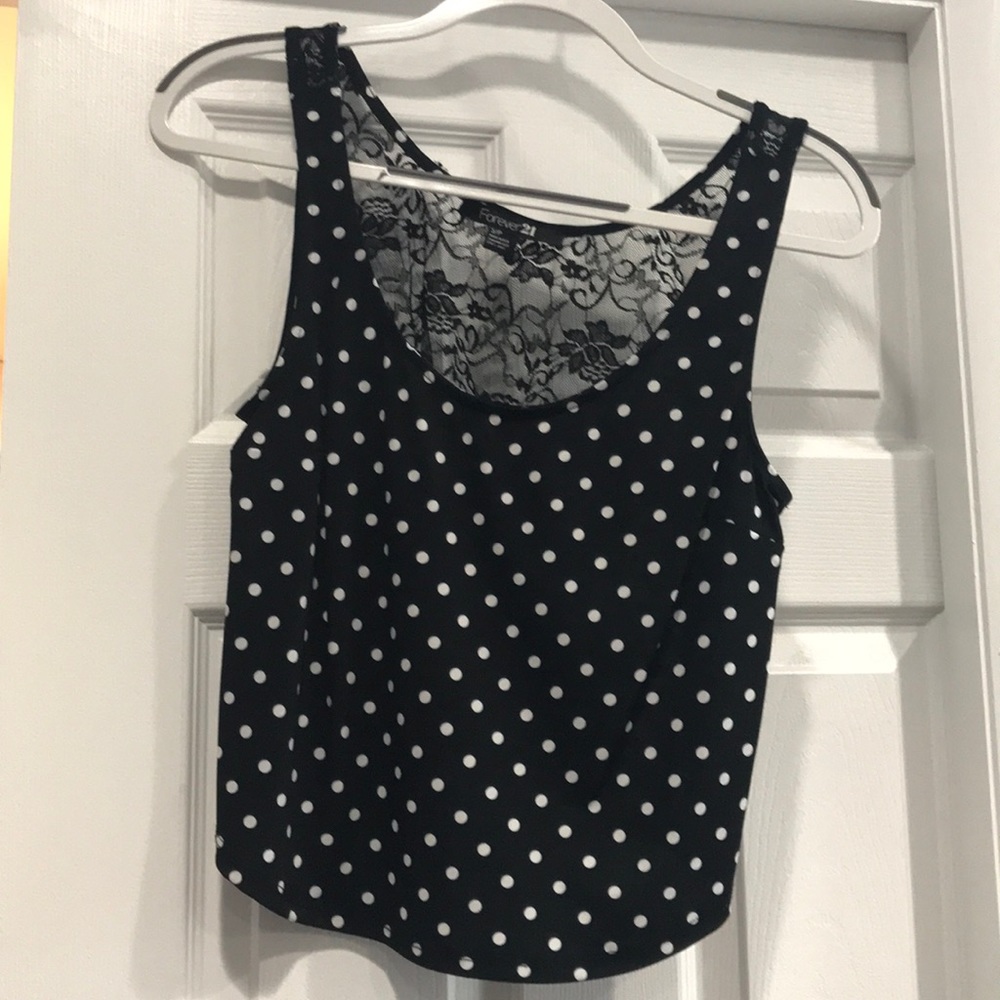 Polka dot tank